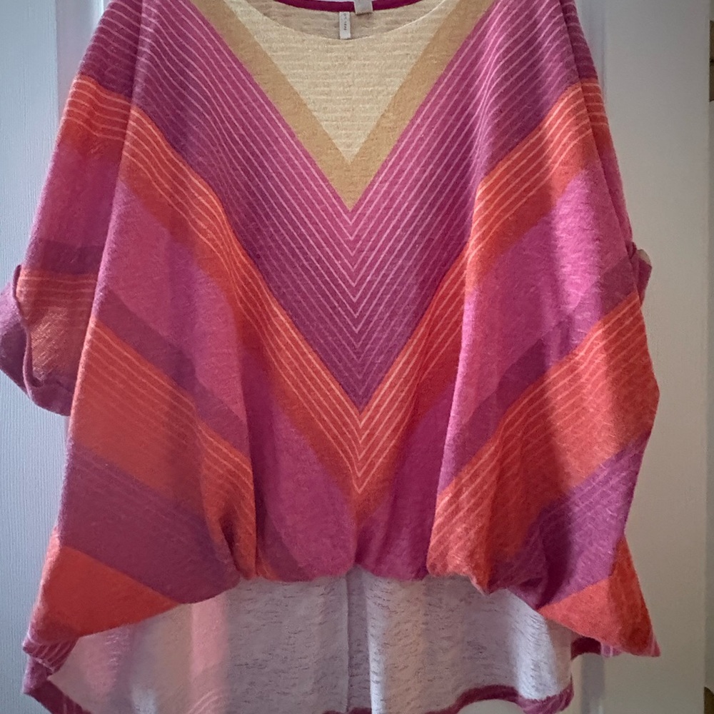 Colorful Striped Women's Sweater
